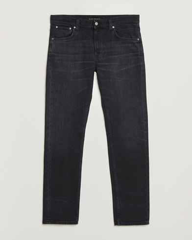 Nudie Jeans Lean Dean Jeans Deep Tracks – Musta