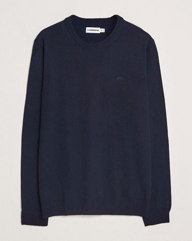 J.Lindeberg Keane Merino Crew Neck Navy – Sininen