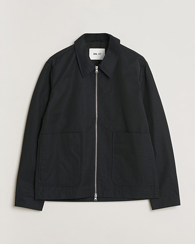 NN07 Gael Nylon Jacket Black – Musta