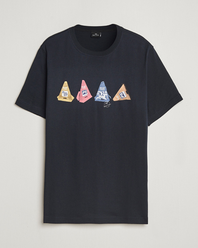 PS Paul Smith Cones Printed T-Shirt Navy – Sininen