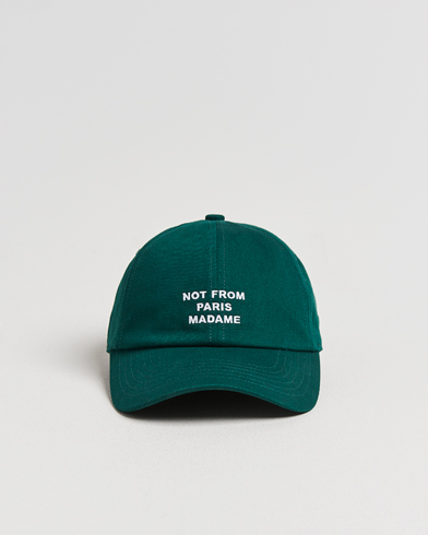 Drôle de Monsieur Slogan Baseball Cap Dark Green – Vihreä
