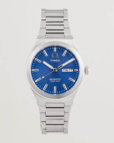 Timex Q Continental Day/Date 38mm Blue Dial – Hopea