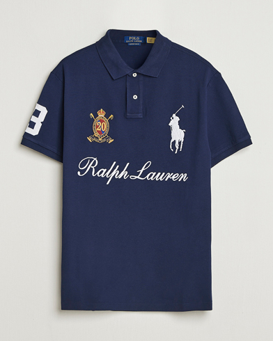 Polo Ralph Lauren Custom Slim Fit Big Pony Polo Cruise Navy – Sininen