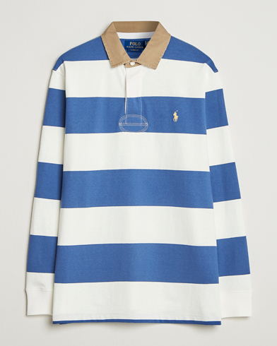 Polo Ralph Lauren Long Sleeve Rugby Sweater Old Royal/Cream – Sininen