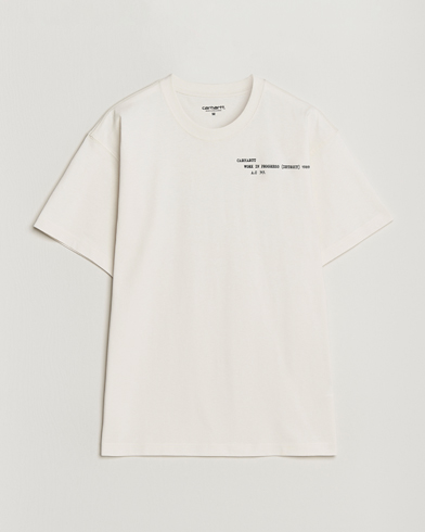 Carhartt WIP Punched T-Shirt Wax – Valkoinen