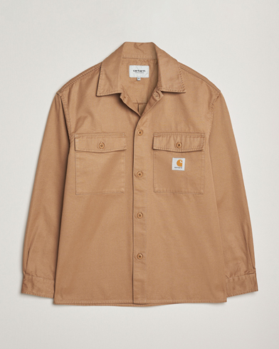 Carhartt WIP Kelly Overshirt Peanut – Ruskea