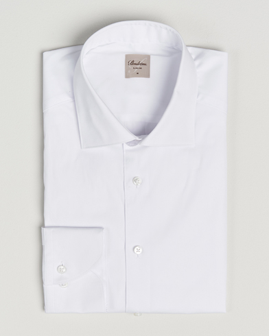 Stenströms Slimline Cotton Stretch Shirt White – Valkoinen