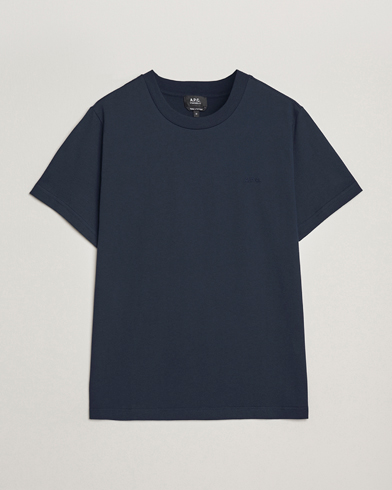 A.P.C. Embroidered APC T-Shirt Dark Navy – Sininen