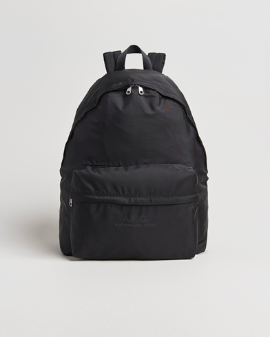 A.P.C. Backstage Nylon Cordura Backpack Black – Musta