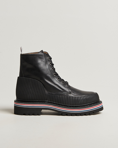 Thom Browne All Terrain Boots Black Calf – Musta