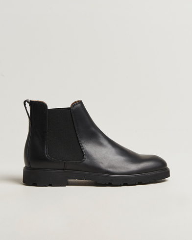 UBR Thunder Chelsea Leather Boot Black – Musta