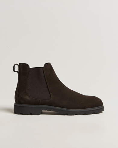 UBR Thunder Chelsea Suede Boot Dark Brown – Ruskea