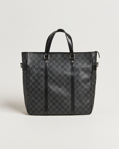 Louis Vuitton Pre-Owned Tadao Tote Bag Damier Graphite – Harmaa