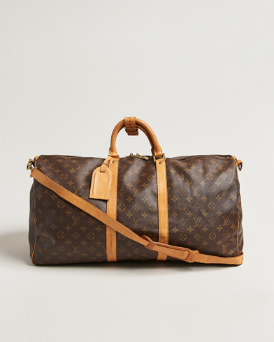 Louis Vuitton Pre-Owned Keepall Bandouliére 55 Monogram – Ruskea