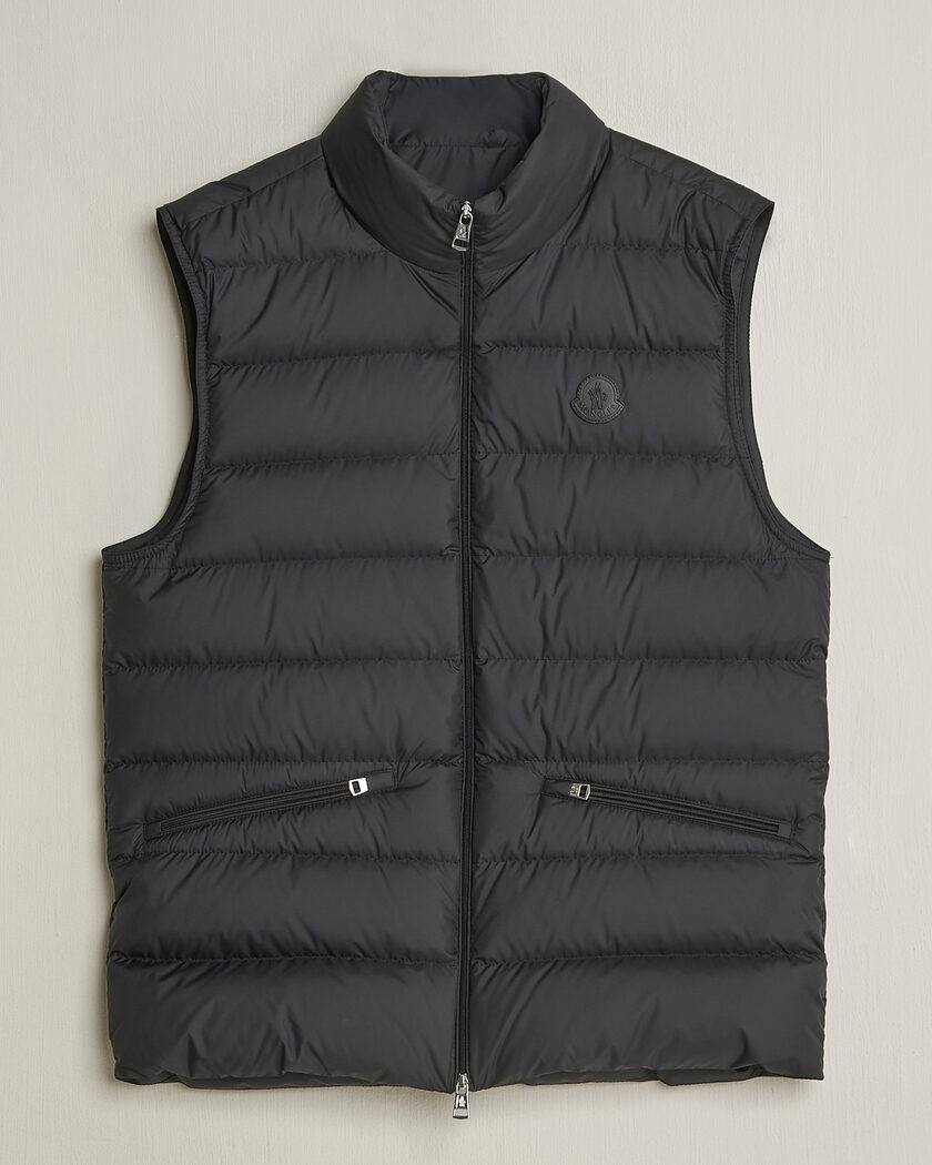 Moncler Lechtal Down Vest Black – Musta