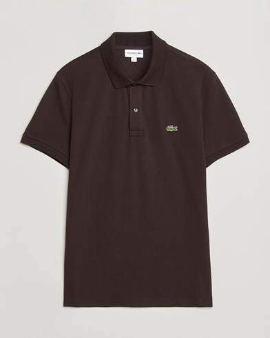 Lacoste Slim Fit Polo Piké Buffle Brown – Ruskea