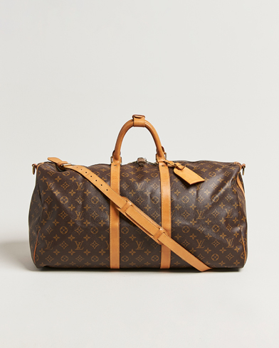 Louis Vuitton Pre-Owned Keepall Bandouliére 55 Monogram – Ruskea