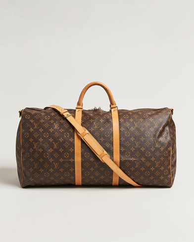 Louis Vuitton Pre-Owned Keepall Bandouilére 60 Monogram – Ruskea
