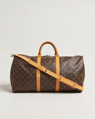 Louis Vuitton Pre-Owned Keepall Bandouliére 50 Monogram – Ruskea