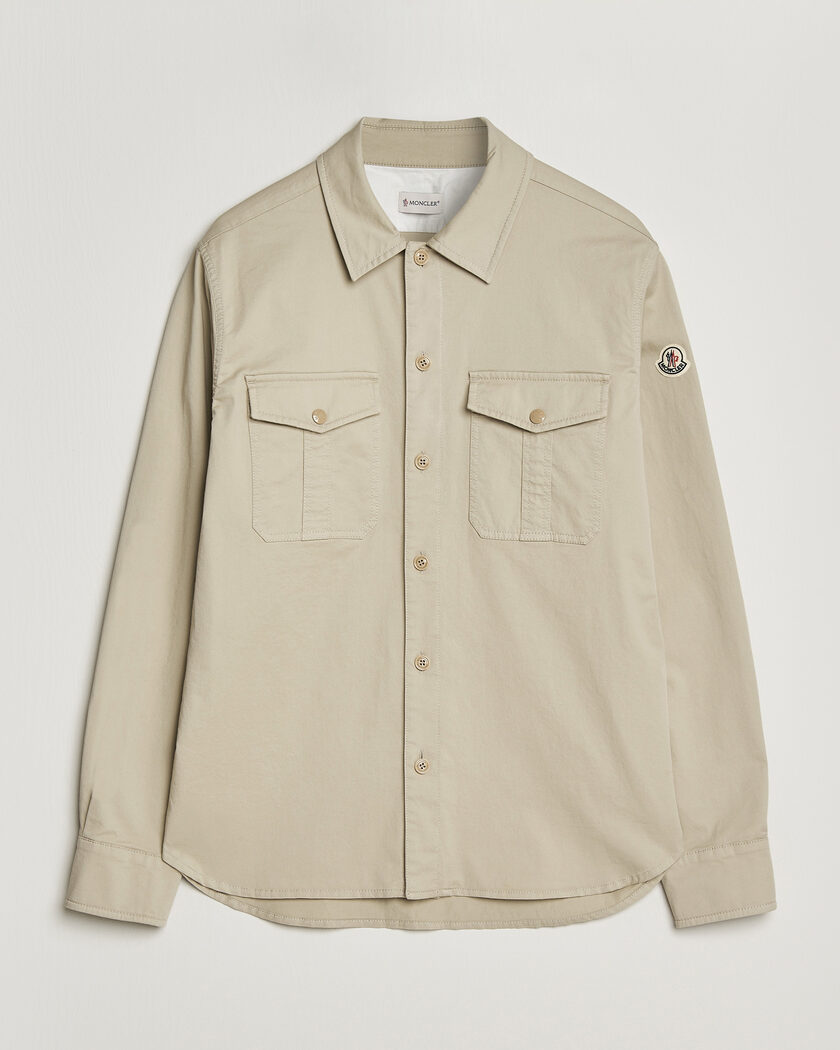 Moncler Double Pocket Overshirt Beige – Beige