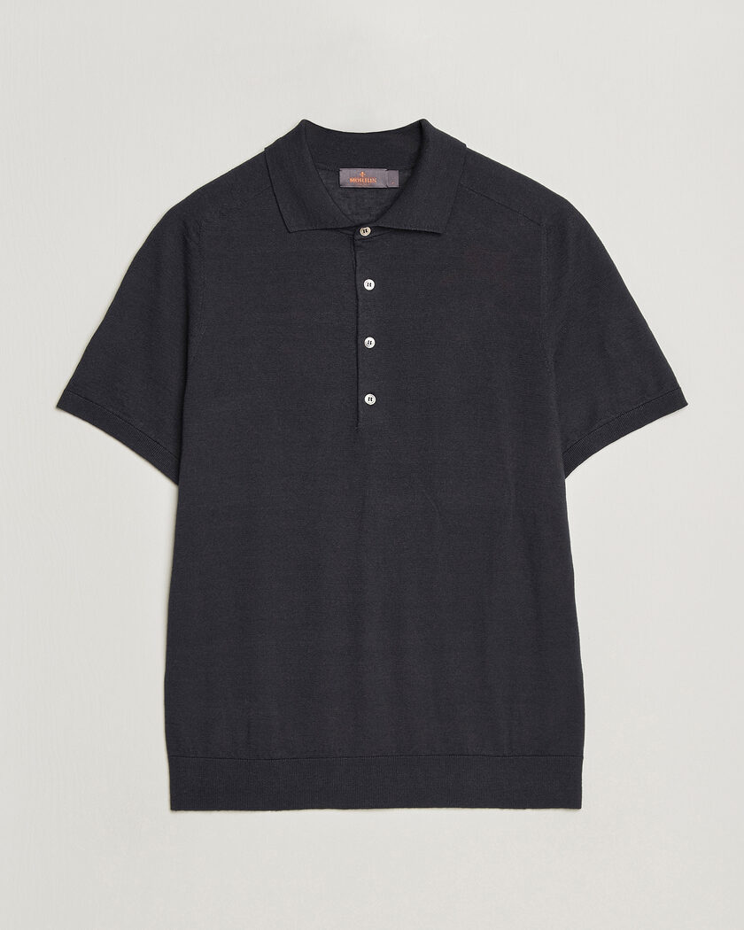 Morris Colin Short Sleeve Polo Shirt Navy – Sininen