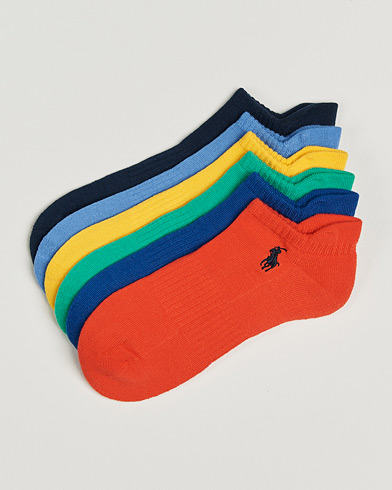 Polo Ralph Lauren 6-Pack Sneaker Sock Multi – Monivärinen