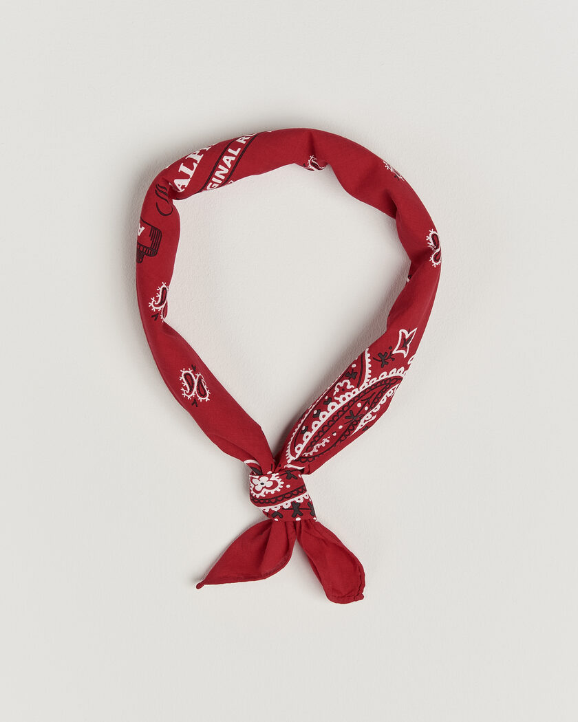 Polo Ralph Lauren Cotton Printed Bandana Red/White – Punainen