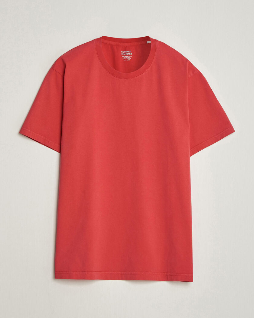 Colorful Standard Classic Organic T-Shirt Faded Red – Punainen