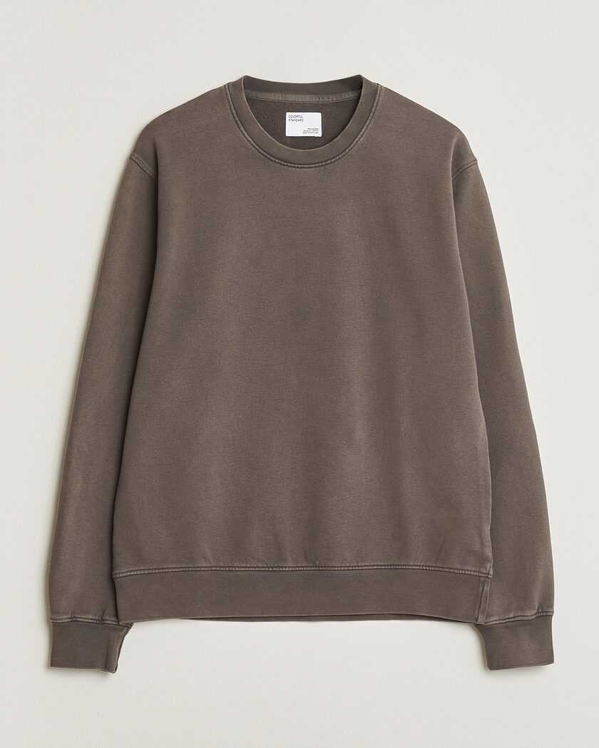 Colorful Standard Classic Organic Crew Neck Sweat Fade Mud – Ruskea