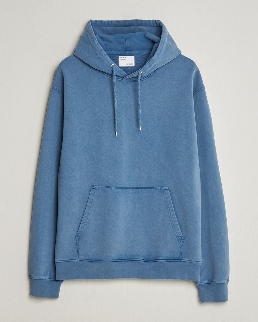 Colorful Standard Classic Organic Hood Faded Indigo – Sininen