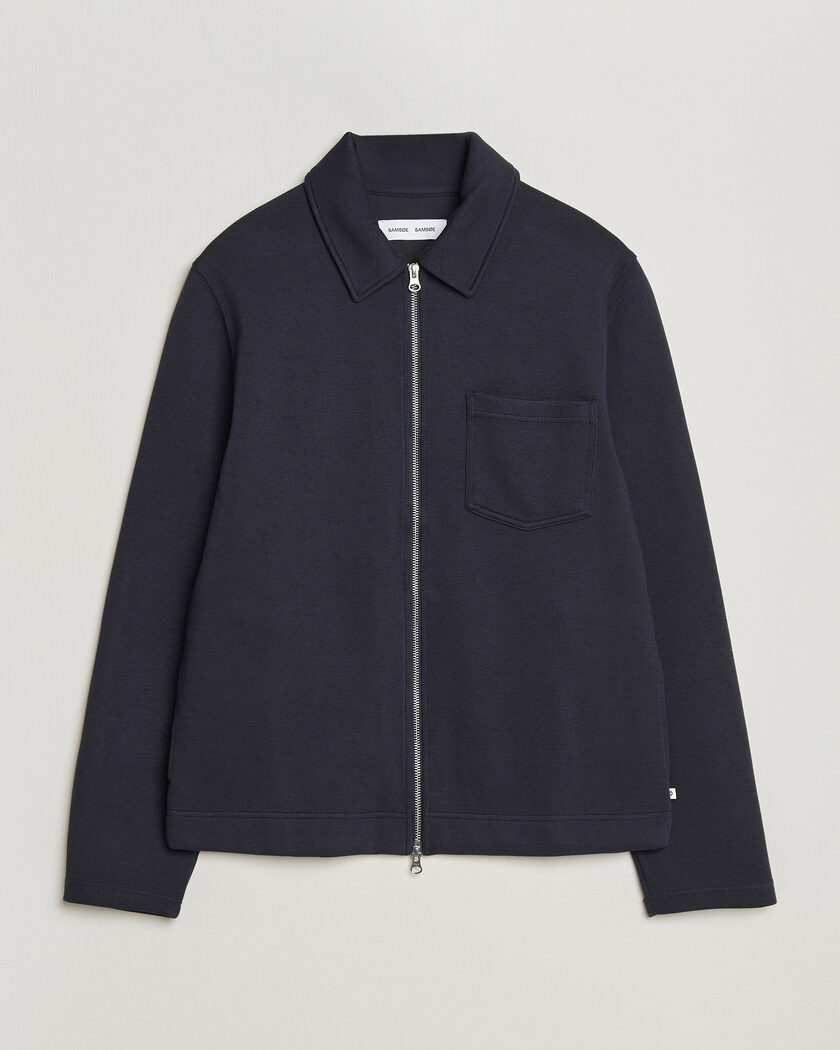 Samsøe Samsøe Hannes Full Zip Salute Navy – Sininen