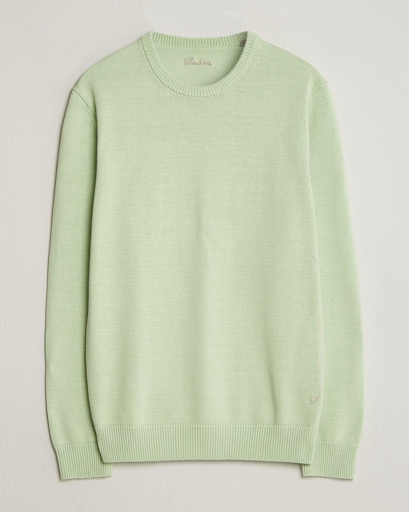 Stenströms Organic Cotton Knitted Sweater Light Green – Vihreä