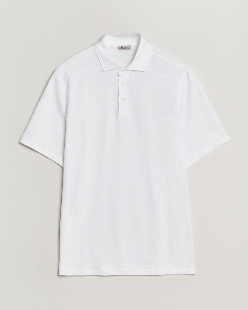 Stenströms Linen Polo Shirt White – Valkoinen