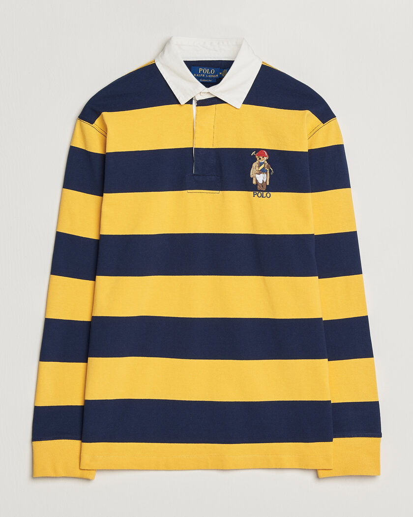 Polo Ralph Lauren Jersey Striped Rugger Newport Navy/Gold – Monivärinen