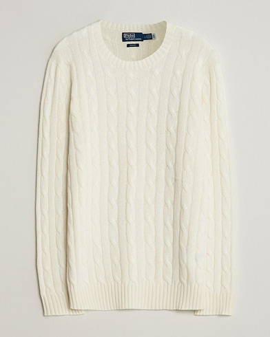 Polo Ralph Lauren Cashmere Sweater Cream – Valkoinen