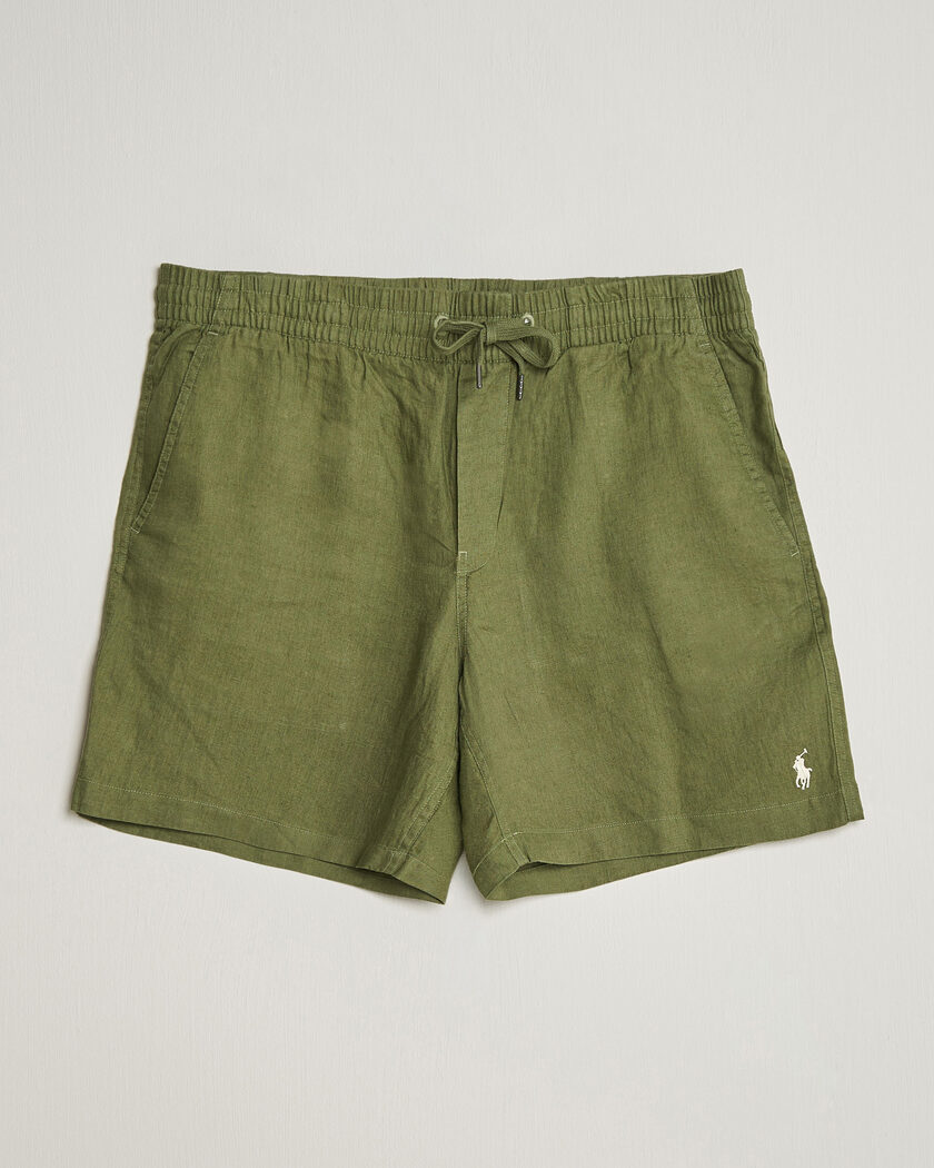 Polo Ralph Lauren Dyed Linen Shorts Garden Trail – Vihreä