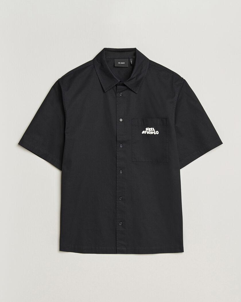 Axel Arigato Drew Short Sleeve Shirt Black – Musta