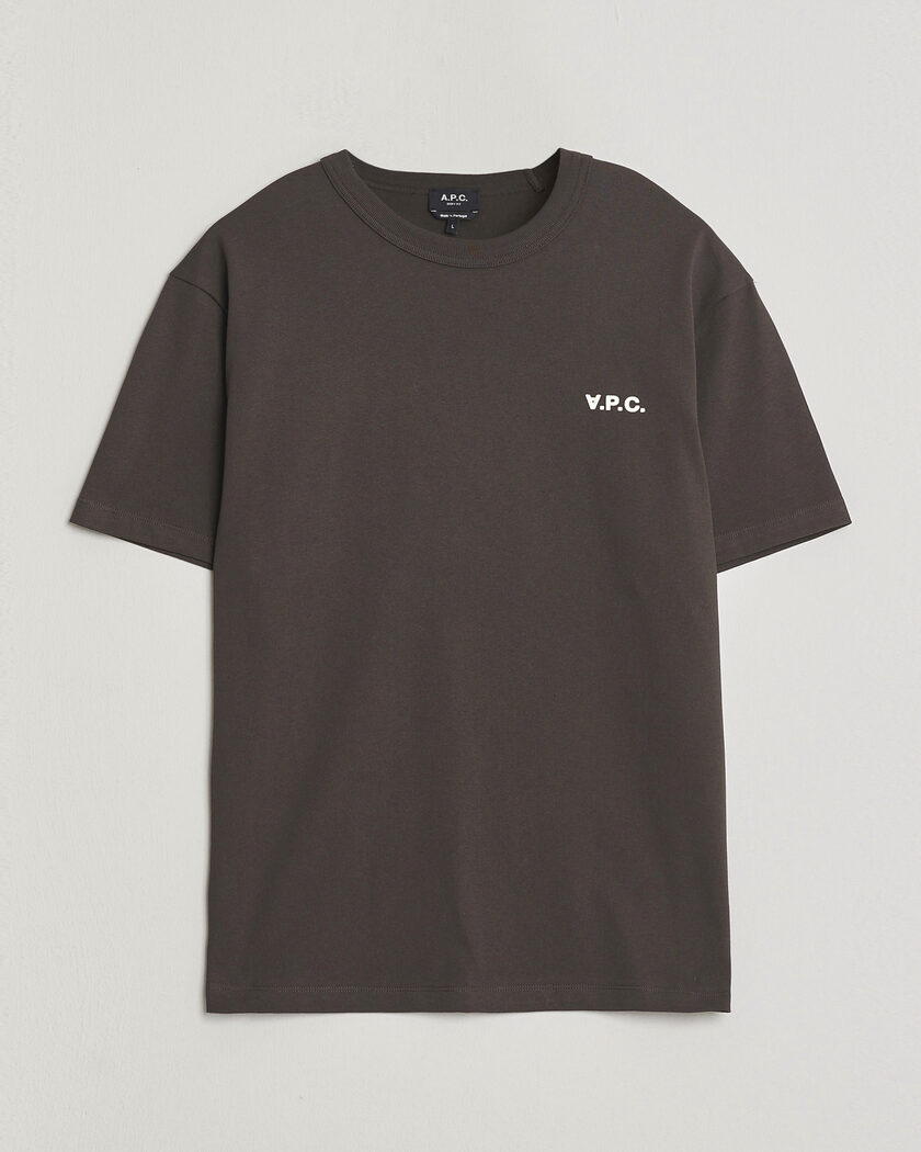 A.P.C. Boxy Fit Petit VPC T-Shirt Ecru Brown – Ruskea