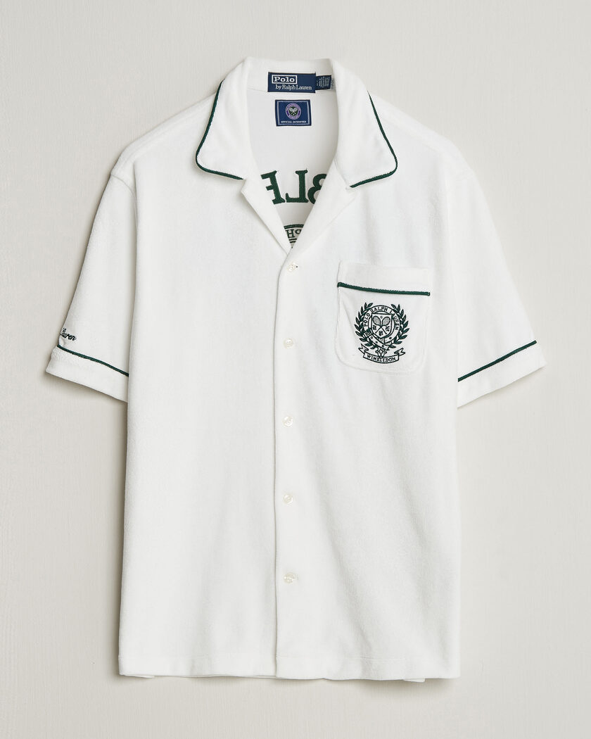 Polo Ralph Lauren Terry Short Sleeve Shirt White – Valkoinen