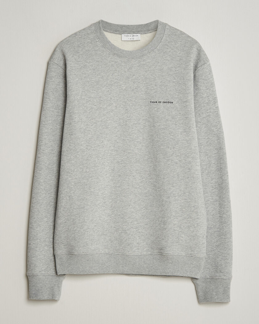 Tiger of Sweden Emerson Crew Neck Sweatshirt Grey Melange – Harmaa