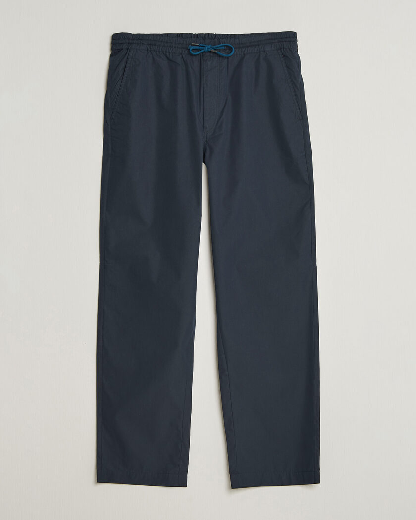 PS Paul Smith Casual Cotton Drawstring Trousers Navy – Sininen