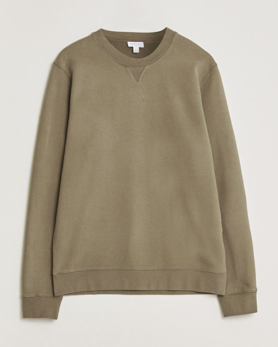 Sunspel Loopback Sweatshirt Dark Cedar – Ruskea