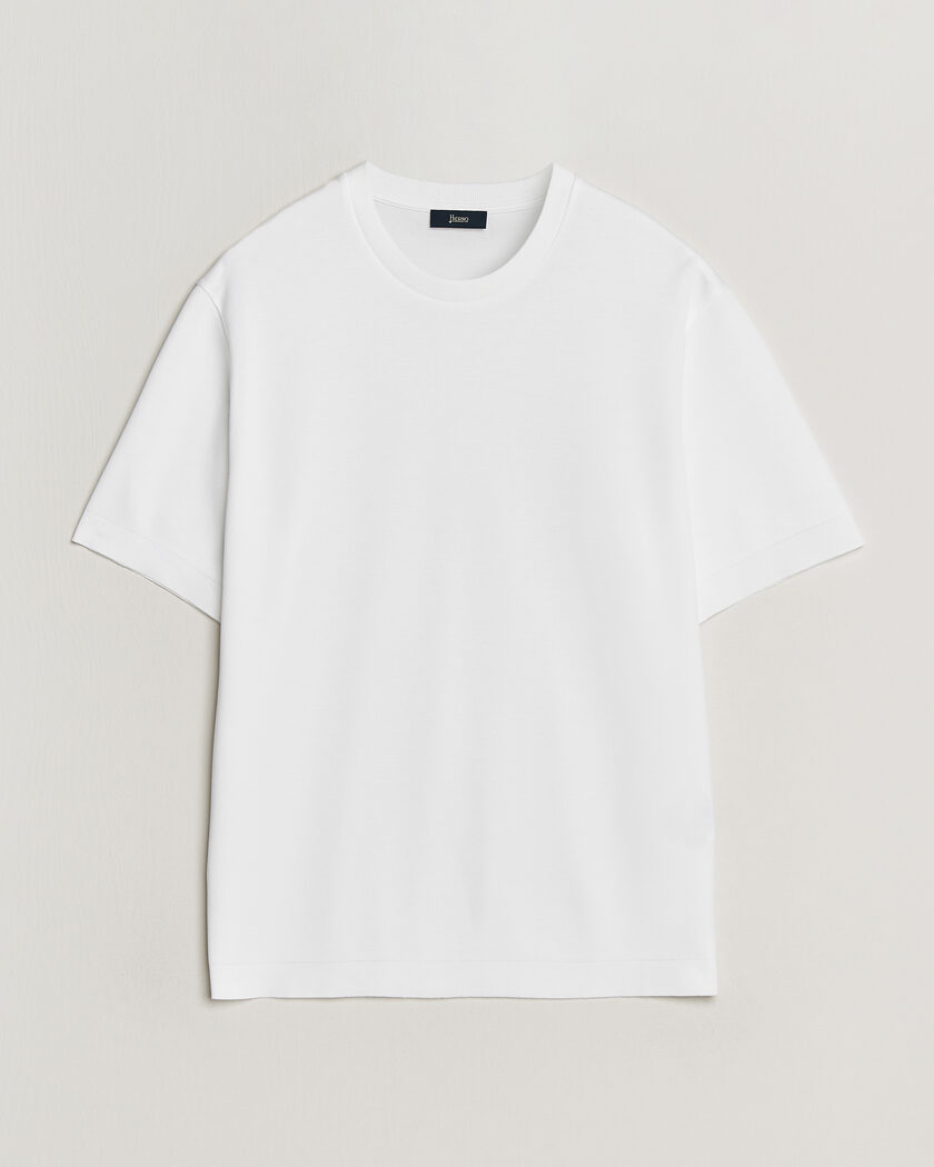 Herno Micro Piquet T-Shirt White – Valkoinen