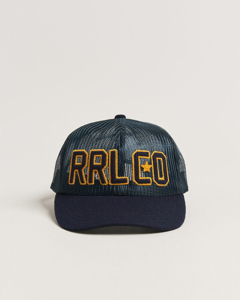 RRL Mesh Trucker Cap Navy – Sininen