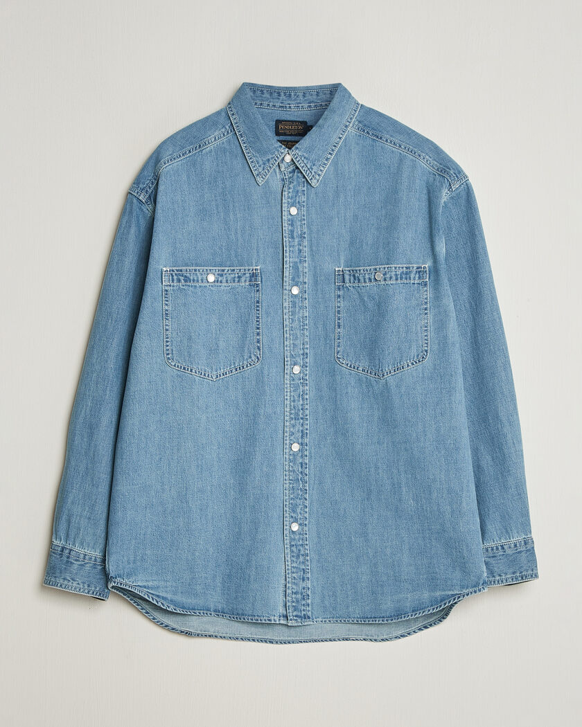Pendleton Western Workshirt Stone Wash – Sininen