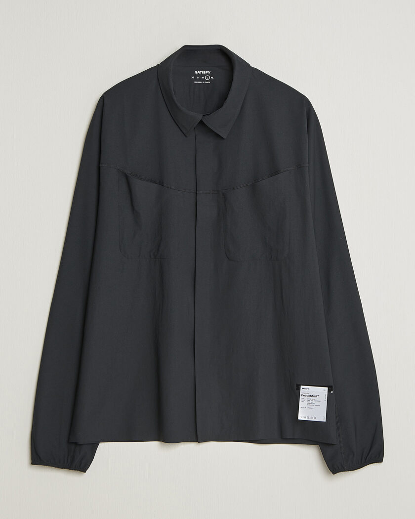 Satisfy PeaceShell River Shirt Black – Musta