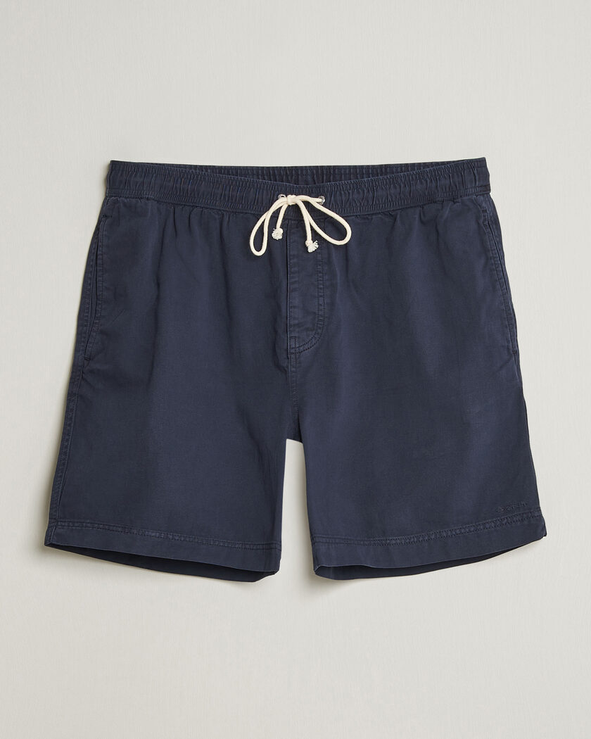 Gant Regular Fit Sunfaded Drawstring Evening Blue – Sininen