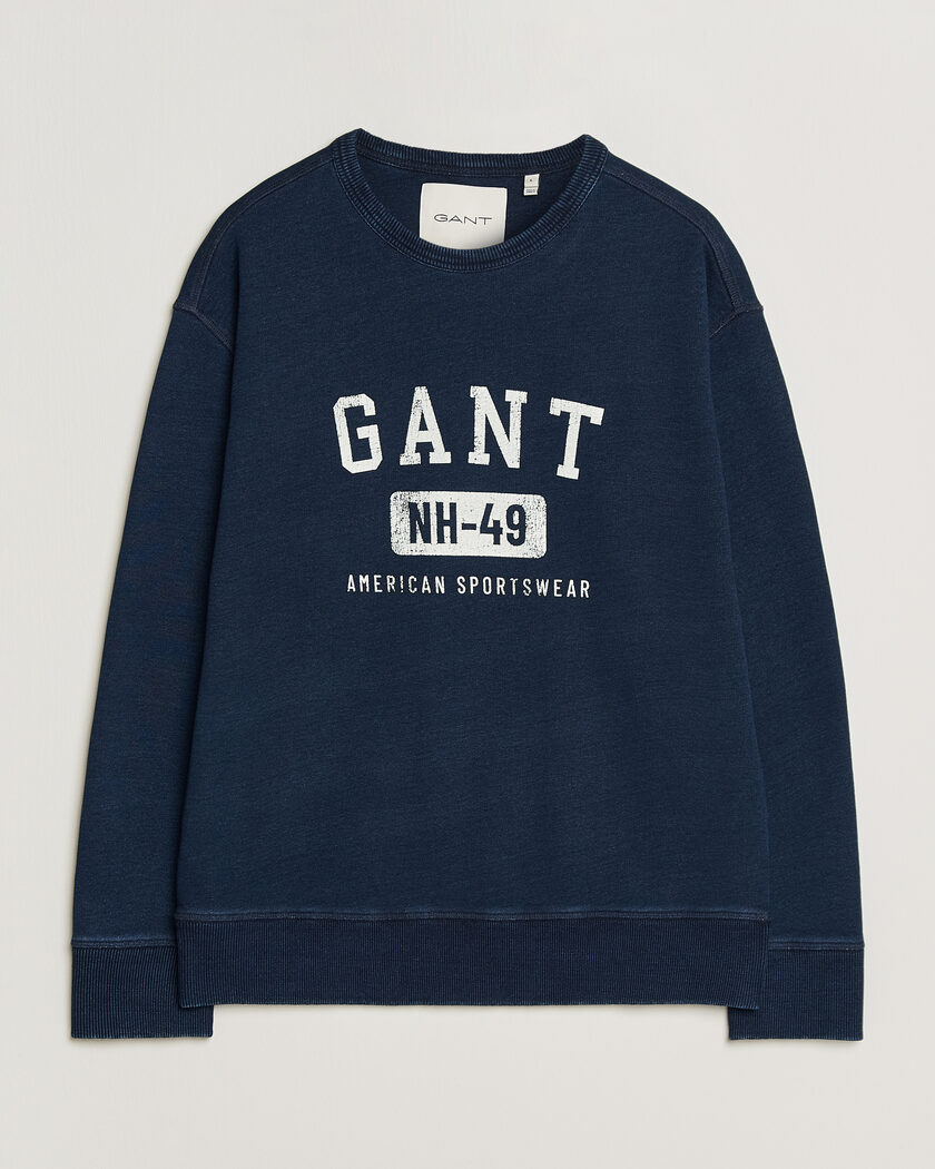 GANT Indigo Graphic Sweatshirt Dark Blue – Sininen