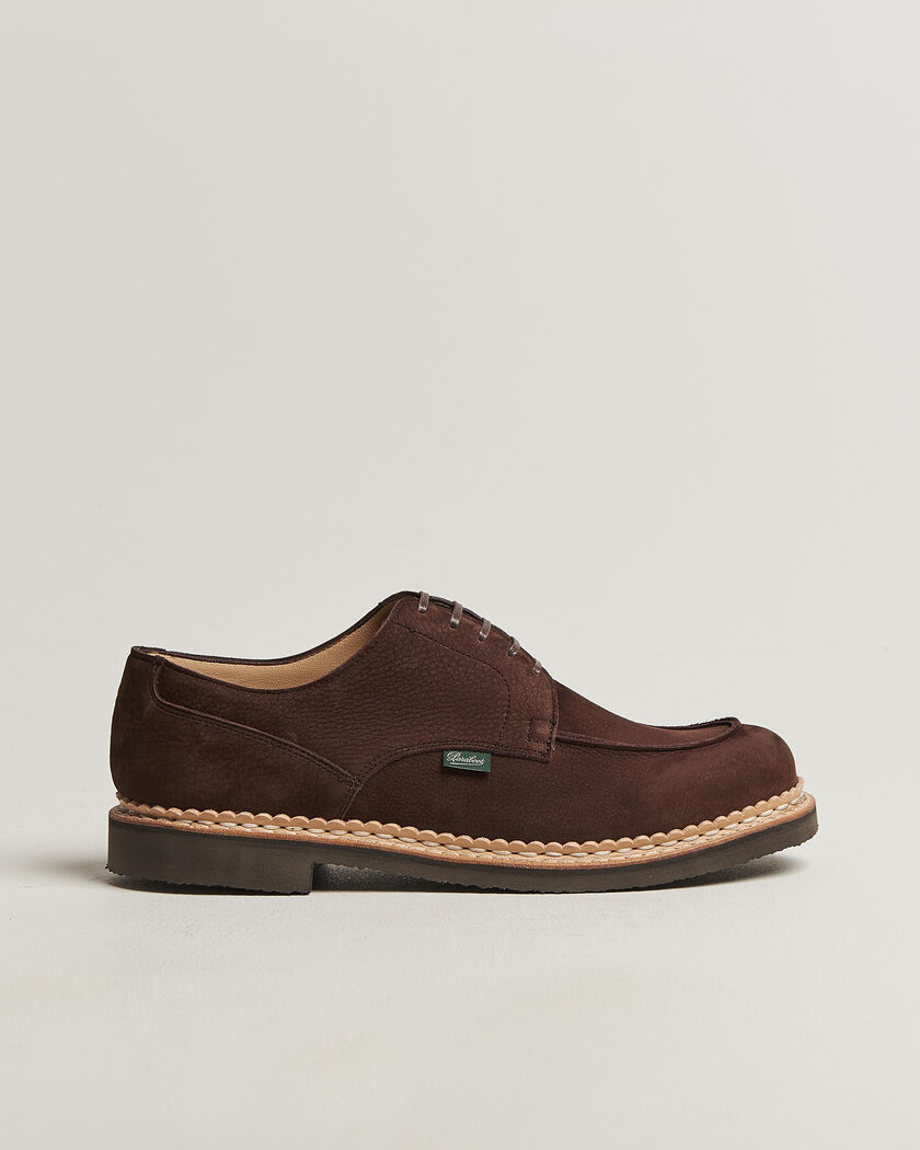 Paraboot Chambord Derby Chocolate Nubuck – Ruskea
