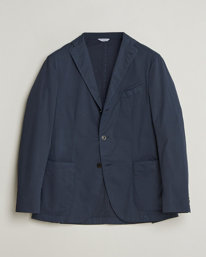 Boglioli K Jacket Supima Cotton Blazer Navy – Sininen